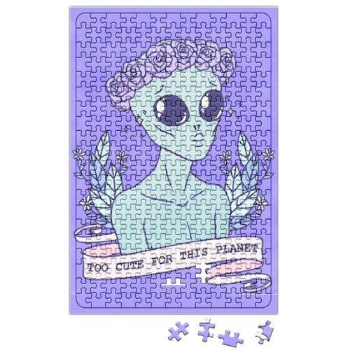 Cute Alien Uzaylı Puzzle 240 Parça Yapboz