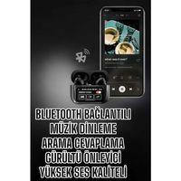 Yeni Nesil Bluetooth Kulaklık Ekranlı Yüksek Ses Kaliteli Uzun Şarj Süreli