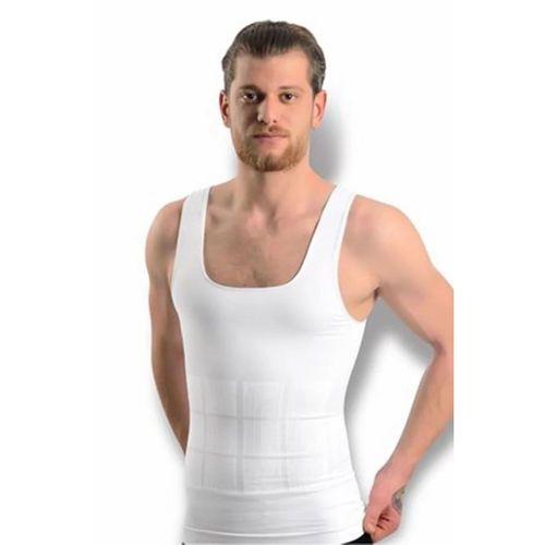 Beyaz Erkek  Dikişsiz Vücut Toparlayıcı Korse - 740