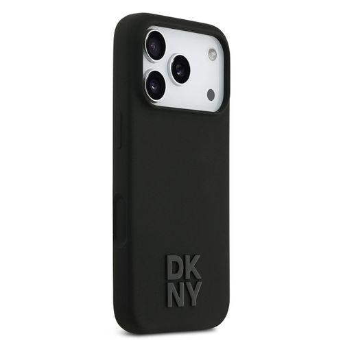 Apple iPhone 17 Pro Kılıf DKNY Orjinal Lisanslı M-safe Şarj Özellikli Metal Logolu Silikon Kapak