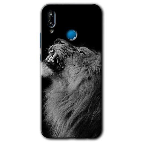 Huawei P20 Lite Kılıf HD Desen Baskılı Arka Kapak - Lion