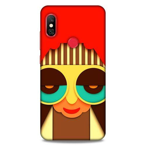 Lopard Xiaomi Redmi Note 6 Pro Uyumlu Kılıf Soyut Sanat (5) Baskılı Koruma Kabı