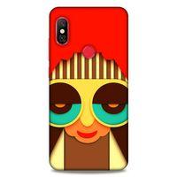 Lopard Xiaomi Redmi Note 6 Pro Uyumlu Kılıf Soyut Sanat (5) Baskılı Koruma Kabı