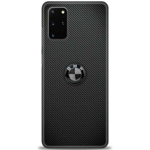 Samsung Galaxy S20 Plus Kılıf HD Baskılı Kılıf - Bmw Siyah + Tam Ekran Koruyucu
