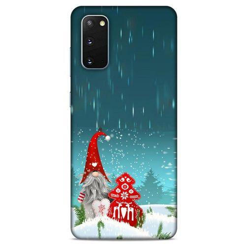 Samsung Galaxy S20 Kılıf Snowix (34) Slim Armor Kılıf Gri Kırmızı