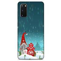 Samsung Galaxy S20 Kılıf Snowix (34) Slim Armor Kılıf Gri Kırmızı