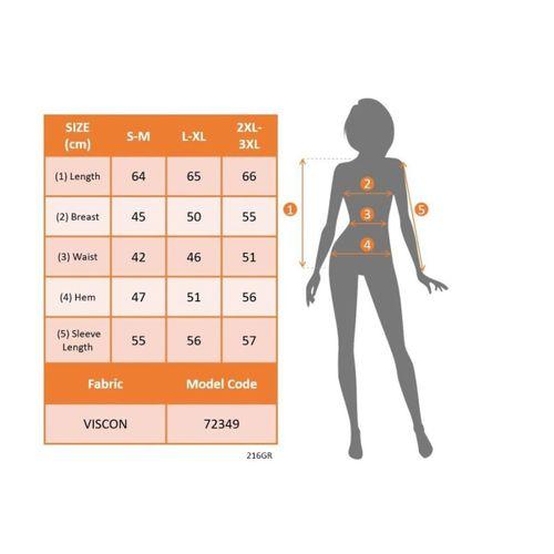 Kadın Uzun Kollu Geometrik Yaka Detaylı çift Renkli Viskon Bluz