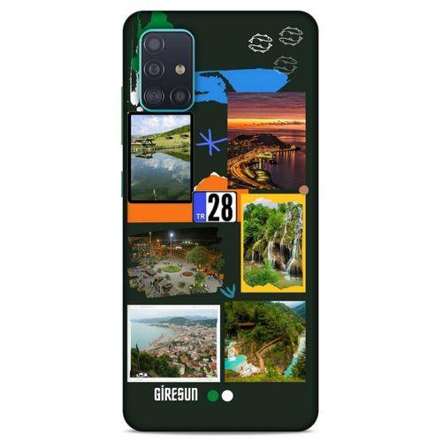 Lopard Samsung Galaxy A51 Uyumlu Kılıf Şehirli ※ (28) Giresun Arka Kapak