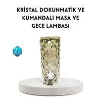 Kristal Rgb Led Masa Lambası – Renkli Kumandalı Işık, Dekoratif Ve Enerji Tasarruflu