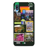 Lopard Samsung Galaxy A40 Uyumlu Kılıf Şehirli ※ (16) Bursa Kalın Kılıf