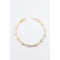 Taşlı Xuping Bileklik - Altın