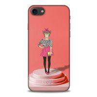 Apple Iphone 7 Kılıf FunnyMaX (9) Kılıf Gül Kurusu Maymun