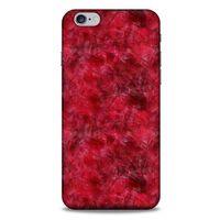 Mermer Desenli (6) Tema Silikon Kılıf Kırmızı Apple Iphone 6S Plus Kılıf