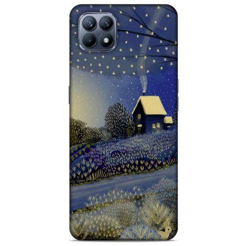 Huawei P40 Lite Kılıf Snowix (42) Rugged Armor Kılıf Gold Lacivert