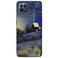 Huawei P40 Lite Kılıf Snowix (42) Rugged Armor Kılıf Gold Lacivert