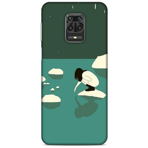 Xiaomi Redmi Note 9 Pro Kılıf Depresyon (8) Baskılı Kılıf Siyah Kahverengi