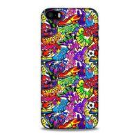 Graffitix (25) Desenli Silikon Kapak Apple iPhone SE Kılıf