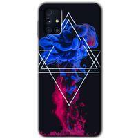 Samsung Galaxy M31s HD Baskılı Kılıf + 9D Tam Ekran Koruyucu - Mekanik Duman 1