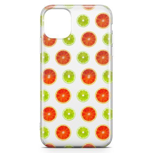 Apple iPhone 11 Pro Kılıf Lime Portakal Arka Kapak Koruma Desenli Full Koruyucu