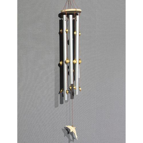 Boncuklu Metal Rüzgar Çanı