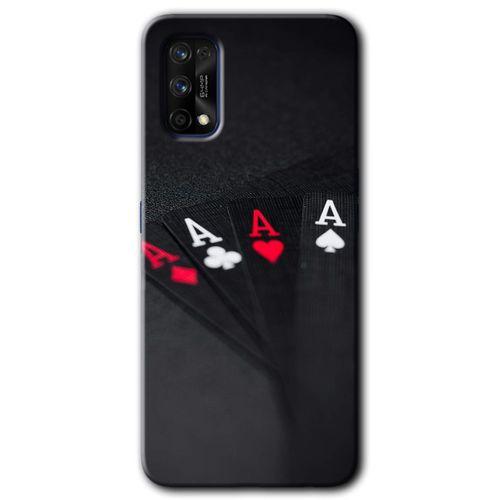 Realme 7 Pro Kılıf HD Desen Baskılı Arka Kapak - Full As + Kırılmaz Cam