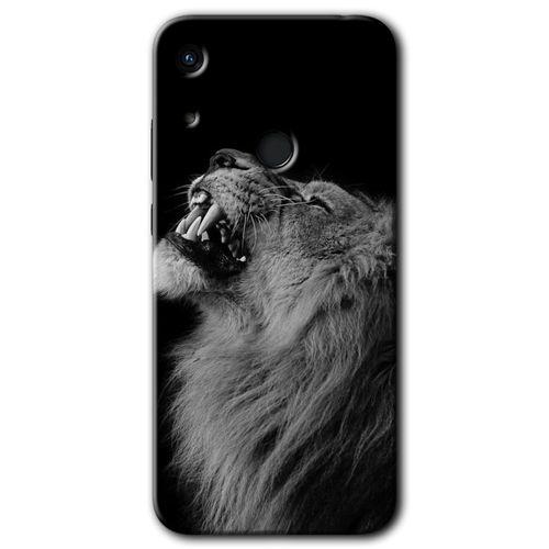 Huawei Y6s 2019 HD Baskılı Kılıf + 9D Tam Ekran Koruyucu - Lion