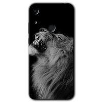 Huawei Y6s 2019 HD Baskılı Kılıf + 9D Tam Ekran Koruyucu - Lion