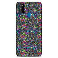Lopard Samsung Galaxy M30s Uyumlu Kılıf Soyut Sanat (31) Baskılı TPU Kılıf