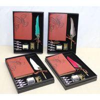 Deri Defterli Divit Hokka Seti Model 1