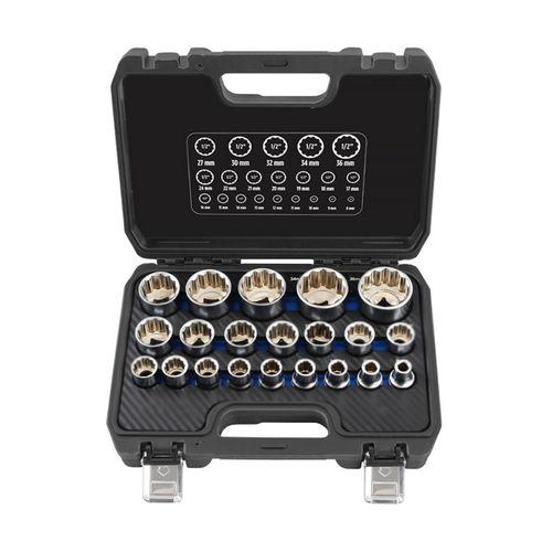 Lokma Set Torx Dişi 1/2 İNÇ 21 PARÇA (E8-E36)