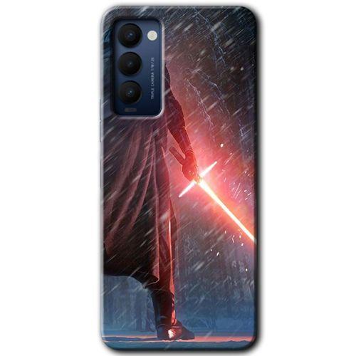 Potkal Hediye Fabrikası Tecno Camon 18P Kılıf HD Desen Baskılı Arka Kapak - Kylo Ren