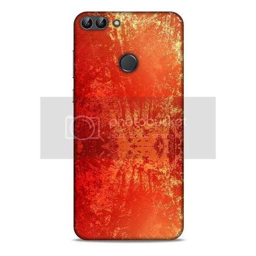 Paslı Renkler Kırmızı Huawei Psmart Kılıf