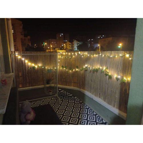özgazi 90 Cm X 5 Metre Hasır Kamış Bahçe Çiti Balkon Çiti Gölgelik Dekarasyon