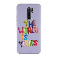 Xiaomi Redmi 9 The World Is Yours Desenli Premium Silikonlu Telefon Kılıfı