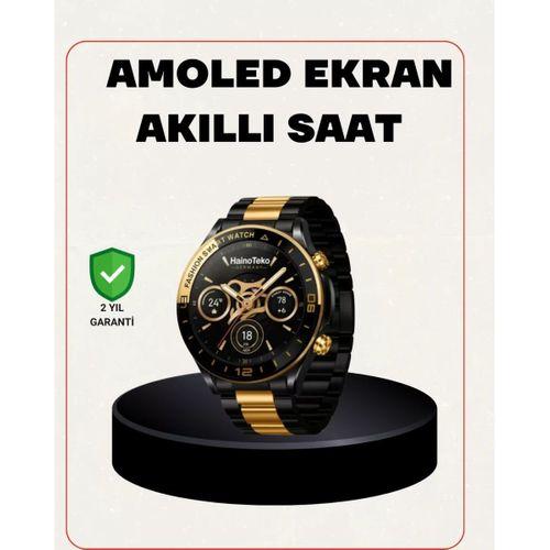 Amoled Akıllı Saat Manyetik Şarj Gps Destekli Spor Ve Günlük Kullanım