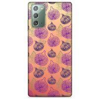 Frutix İncir 01 Samsung Galaxy Note 20 Kılıf Desenli Silikon