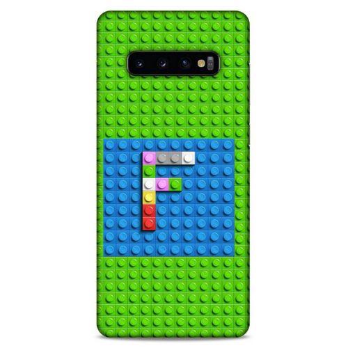 Lopard Samsung Galaxy S10 Plus Uyumlu Kılıf BloX (16) Kalın Kılıf F Harfi