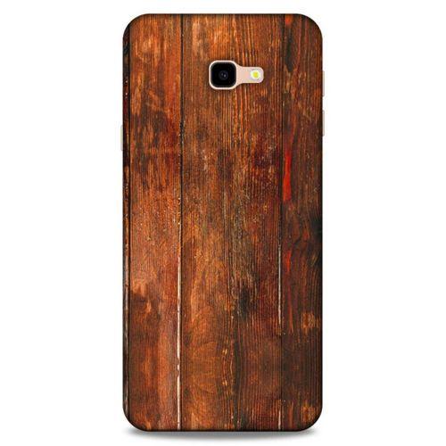 Lopard Samsung Galaxy J4 Plus Uyumlu Kılıf Wood'X (4) Koruma Kılıfı Desenli