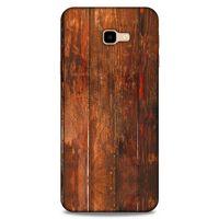 Lopard Samsung Galaxy J4 Plus Uyumlu Kılıf Wood'X (4) Koruma Kılıfı Desenli