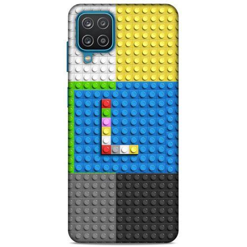 Lopard Samsung Galaxy A12 Uyumlu Kılıf BloX (23) Ultra Koruma Kılıfı L Harfi