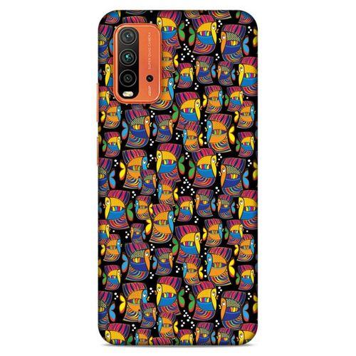 Lopard Xiaomi Redmi 9T Uyumlu Kılıf Soyut Sanat (27) Baskılı Tasarımlı Kılıf