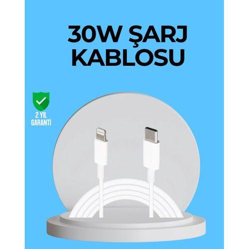 Dayanıklı Tpe Lightning Kablo – 30w Hızlı Şarj Ve Veri Transferi