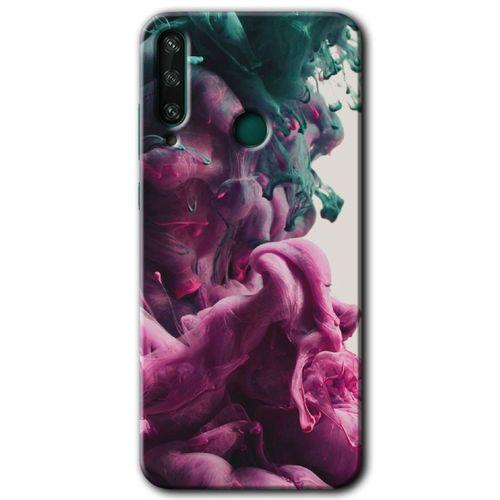 Huawei Y6P Kılıf HD Desen Baskılı Arka Kapak - Liquid Cloud