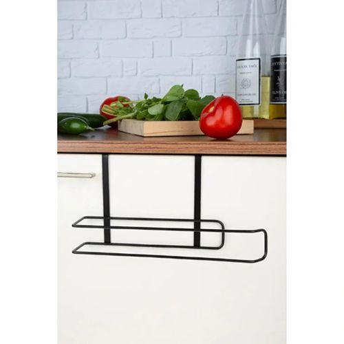 Siyah Dolap İçi Kağıt Havluluk Askı