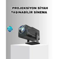Taşınabilir Akıllı Projeksiyon Hdmı Usb Uyumlu Oyun Destekli Kompakt