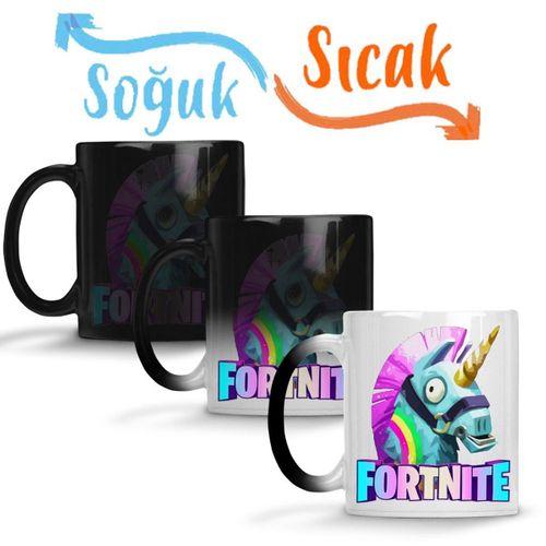 Fortinite Unicorn Shirt Unicornio Fortinite Sihirli Kupa Bardak Porselen
