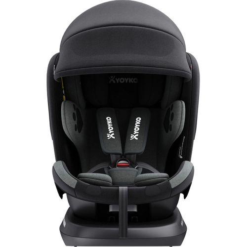 Yoyko Bear 360 Derece Dönebilir Yatabilir 0-36 Kg Isofixli Oto Koltuğu Gri