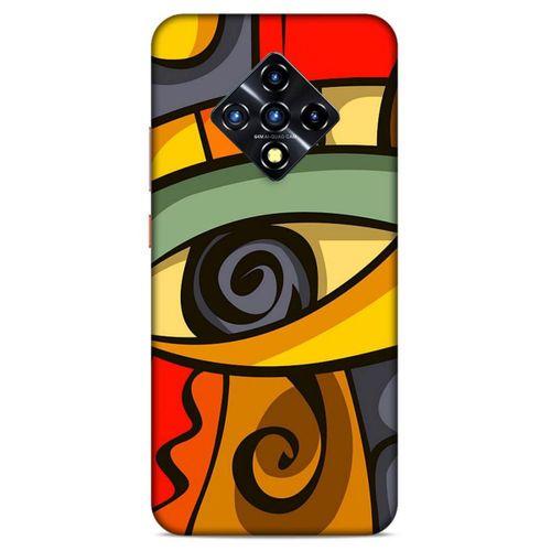 Lopard İnfinix Zero 8 Uyumlu Kılıf Soyut Sanat (7) Baskılı Telefon Kılıfı