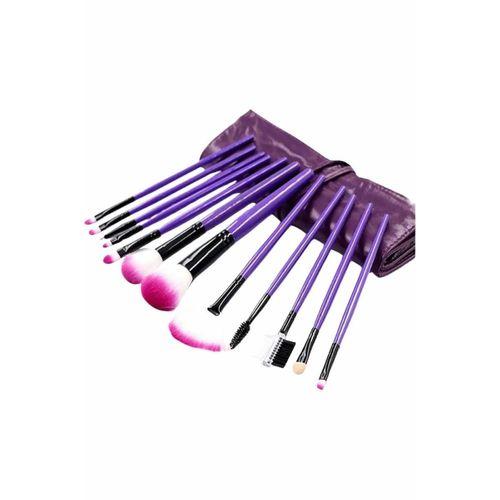 12 Parça Yumuşak Uçlu Makyaj Fırça Set-göz Ve Yüz Makyajı İçin Fırça Seti Profesyonel Makyaj Seti