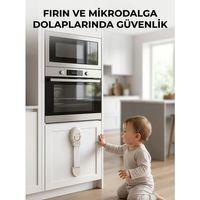 Bebek Güvenlik Dolap Kilidi Çok Amaçlı Çocuk Emniyet Kilit Sistemi